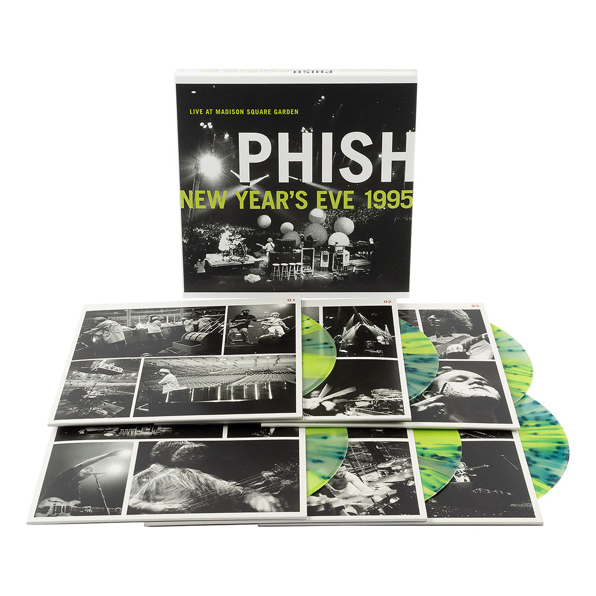 Phish - New Year's Eve 1995, Live At Msg (BOX GREEN CONFETTI 6xVINYL) | Mint (M) Mint (M)-