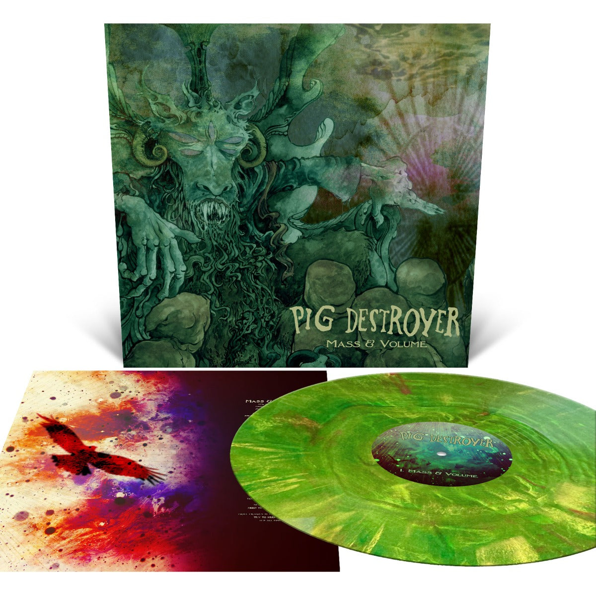 Pig Destroyer - Mass & Volume (Christmas Tree Vinyl) |-