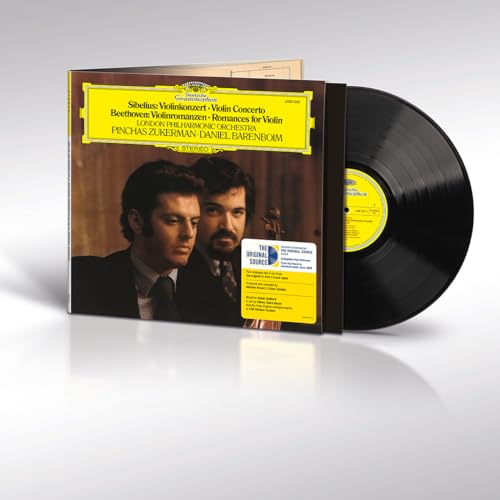 Pinchas Zukerman/Daniel Barenboim/London Philharmo - Sibelius: Violin Concerto; Beethoven: Romances For Violin (The Original Source Series) [180G LP] |-