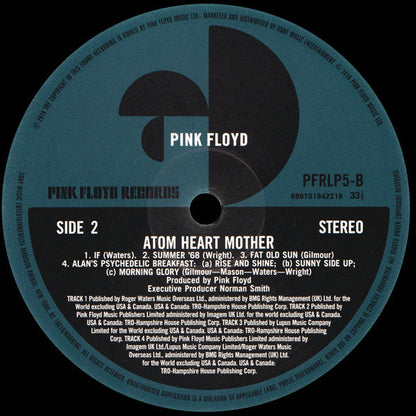 Pink Floyd Atom Heart Mother Pink Floyd Records LP, Album, RE, RM, 180 Mint (M) Mint (M)-