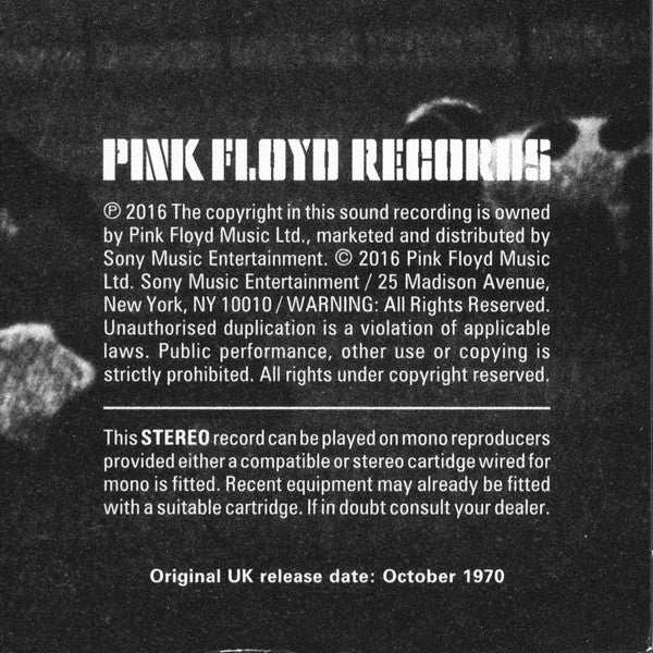 Pink Floyd Atom Heart Mother Pink Floyd Records LP, Album, RE, RM, 180 Mint (M) Mint (M)-