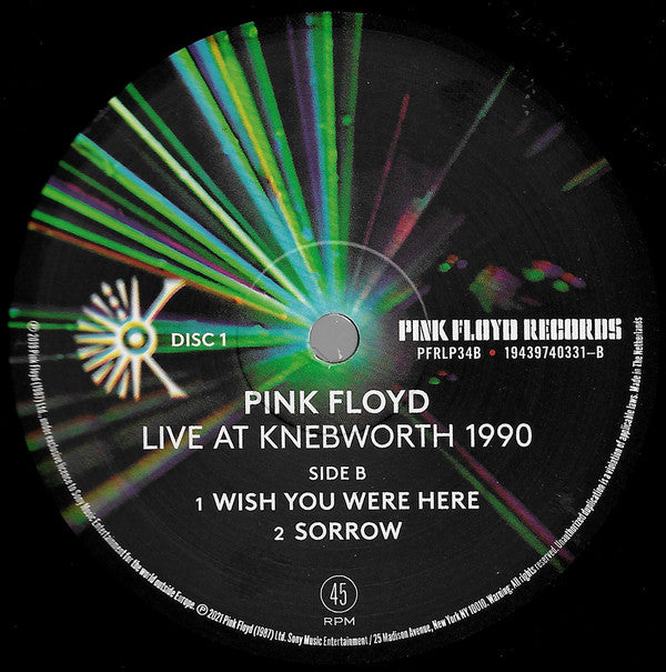 Pink Floyd - Live At Knebworth 1990 | Mint (M) Mint (M)-