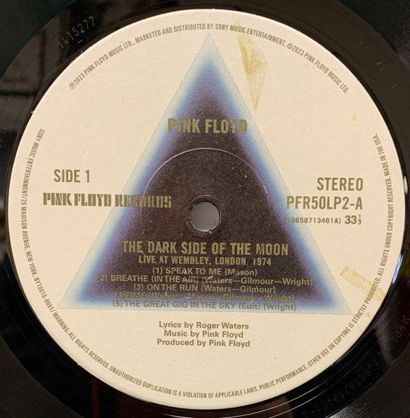 Pink Floyd - The Dark Side Of The Moon (Live At Wembley 1974) | Mint (M) Mint (M)-