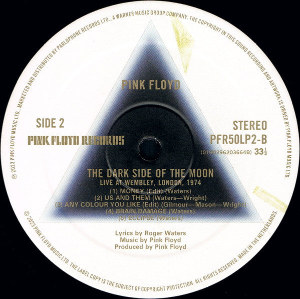 Pink Floyd - The Dark Side Of The Moon (Live At Wembley 1974) | Mint (M) Mint (M)-