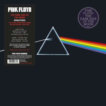 Pink Floyd The Dark Side Of The Moon Pink Floyd Records, Pink Floyd Records LP, Album, RE, RM, 180 Mint (M) Mint (M)-