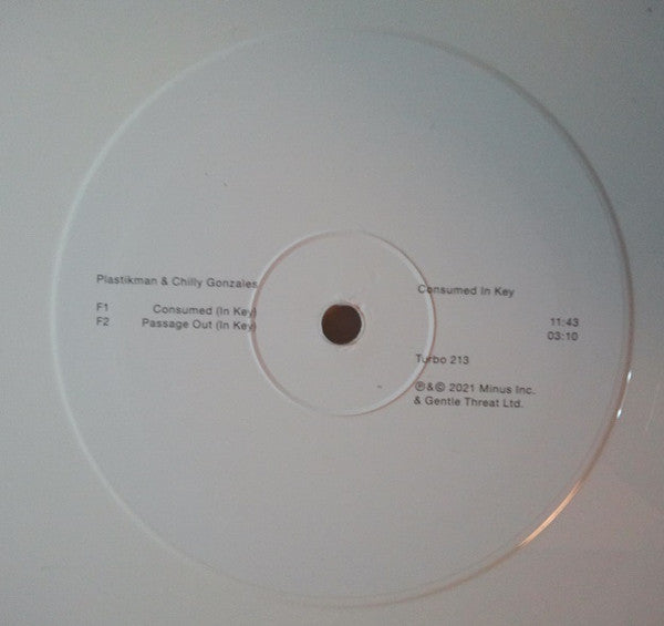 Plastikman & Gonzales - Consumed In Key | Mint (M) Mint (M)-