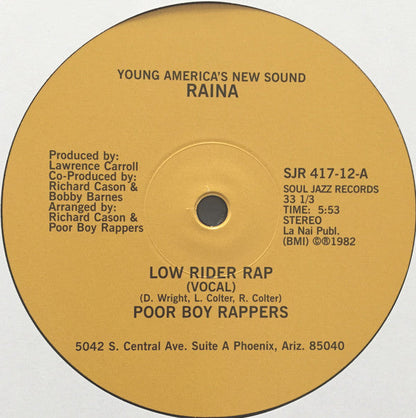 Poor Boy Rappers - Low Rider Rap | Mint (M) Mint (M)-