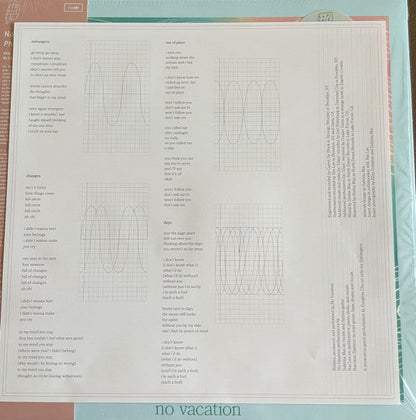 No Vacation - Phasing (LIGHT BLUE IN COKE BOTTLE CLEAR VINYL) | Mint (M) Mint (M)-