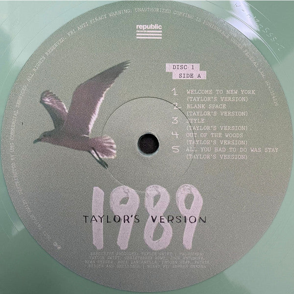 Taylor Swift - 1989 (Taylor's Version 2LP Green Vinyl) | Mint (M) Mint (M)-