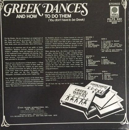 Unknown Artist - Greek Dances | Excellent (EX) Very Good Plus (VG+)--