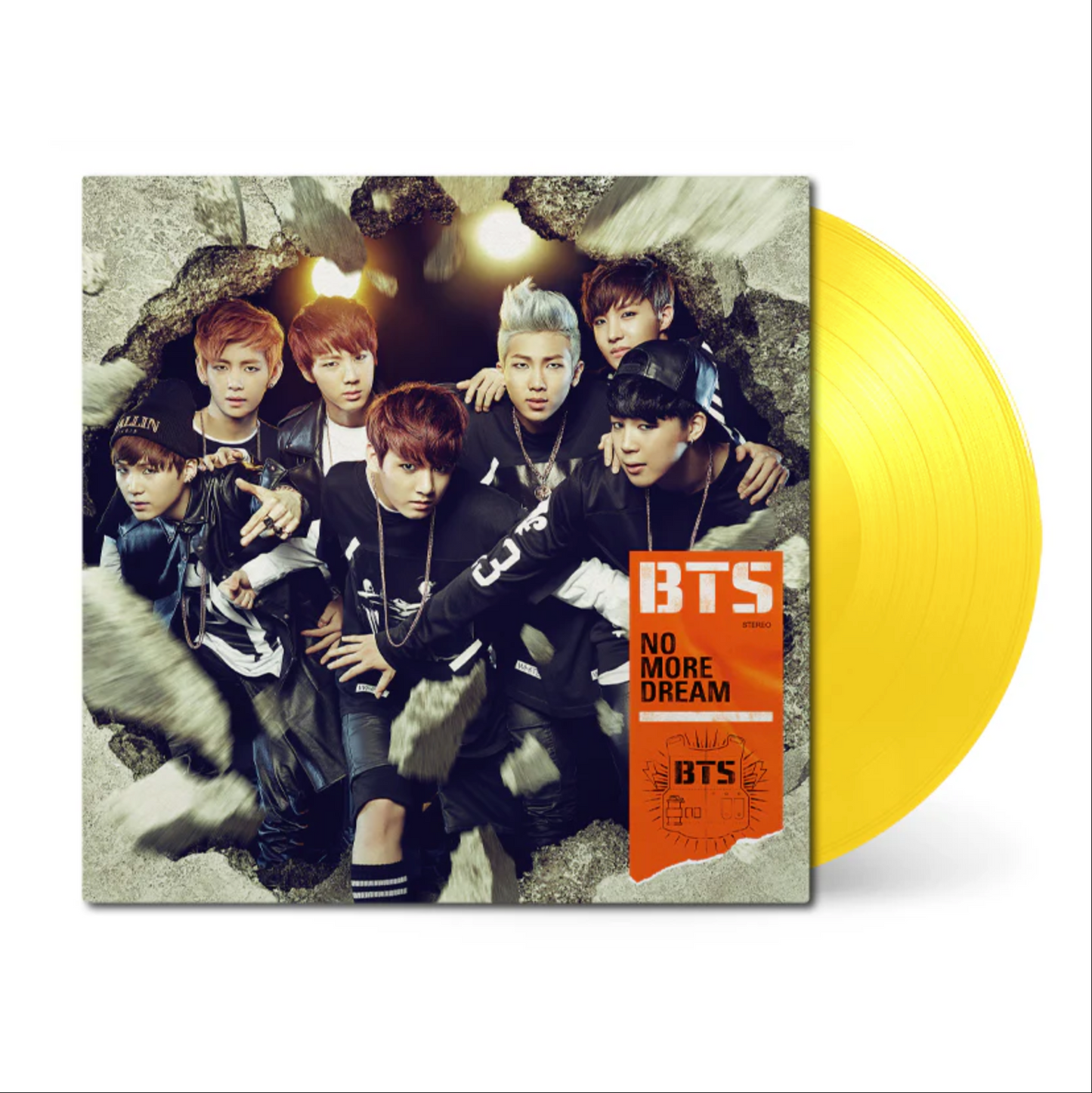 BTS - No More Dream -Japanese Ver.- (YELLOW VINYL) | Mint (M) Mint (M)-