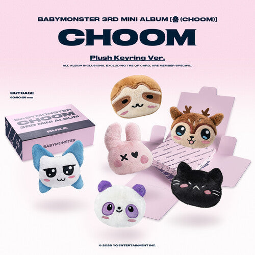 BABYMONSTER - (PRESALE 5/15/26) Choom (PLUSH KEYRING PHOTOS DIGITAL DOWNLOAD) |-