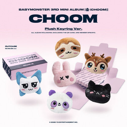 BABYMONSTER - (PRESALE 5/15/26) Choom (PLUSH KEYRING PHOTOS DIGITAL DOWNLOAD) |-