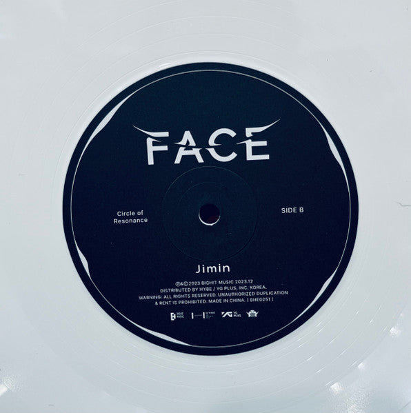 Jimin (2) - Face (VINYL) | Mint (M) Near Mint (NM)-