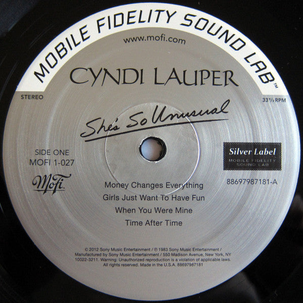 She's So Unusual (MFSL VINYL)(MINOR DING) | Mint (M) Excellent+ (EX+)-