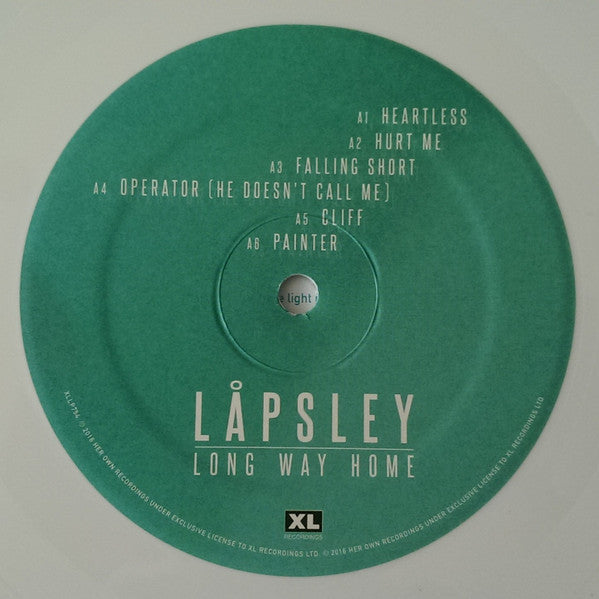 Låpsley - Long Way Home (WHITE VINYL) | Mint (M) Mint (M)-