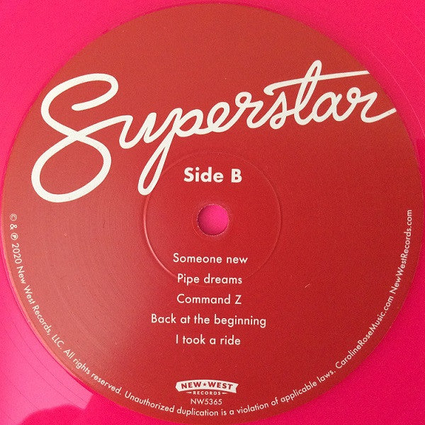 Caroline Rose - Superstar (COLOR VINYL - VMP) | Mint (M) Mint (M)-