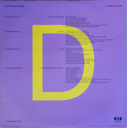Various - Everyone’s Getting Involved: A Tribute To Talking Heads’ Stop Making Sense (SILVER VINYL) | Mint (M) Mint (M)-