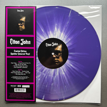 Elton John - Elton John [Limited Edition, 180 Gram] (PURPLE SPLATTER VINYL) | Mint (M) Mint (M)-