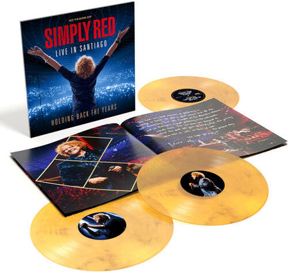 Simply Red - (PRESALE 7/3/26) Holding Back the Years: Live in Santiago (LMTD RED 3xVINYL) | Mint (M) Mint (M)-