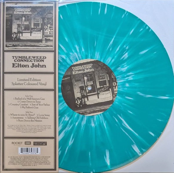 Elton John - Tumbleweed Connection (GREEN SPLATTER VINYL) | Mint (M) Mint (M)-