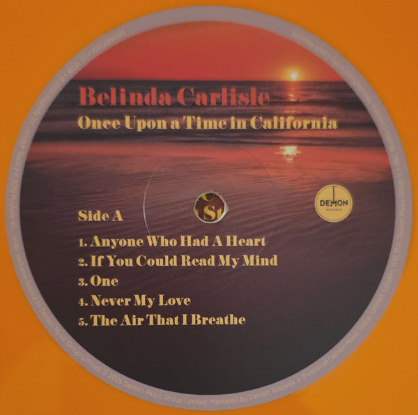 Belinda Carlisle - Once Upon A Time In California (Orange & Yellow Swirl 'California Sunset' Vinyl) | Mint (M) Mint (M)-