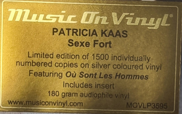 Patricia Kaas - Sexe Fort (COLOR VINYL / MOV) | Mint (M) Mint (M)-
