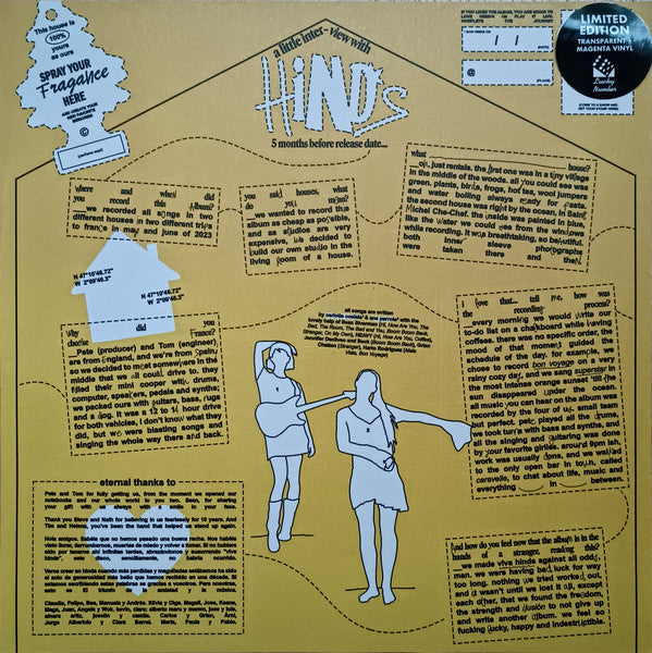 Hinds - Viva Hinds (PINK IN TRANSPARENT VINYL) | Mint (M) Mint (M)-