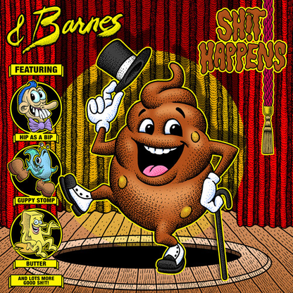 & Barnes - Shit Happens (BROWN SPLATTER VINYL) | Mint (M) Mint (M)-