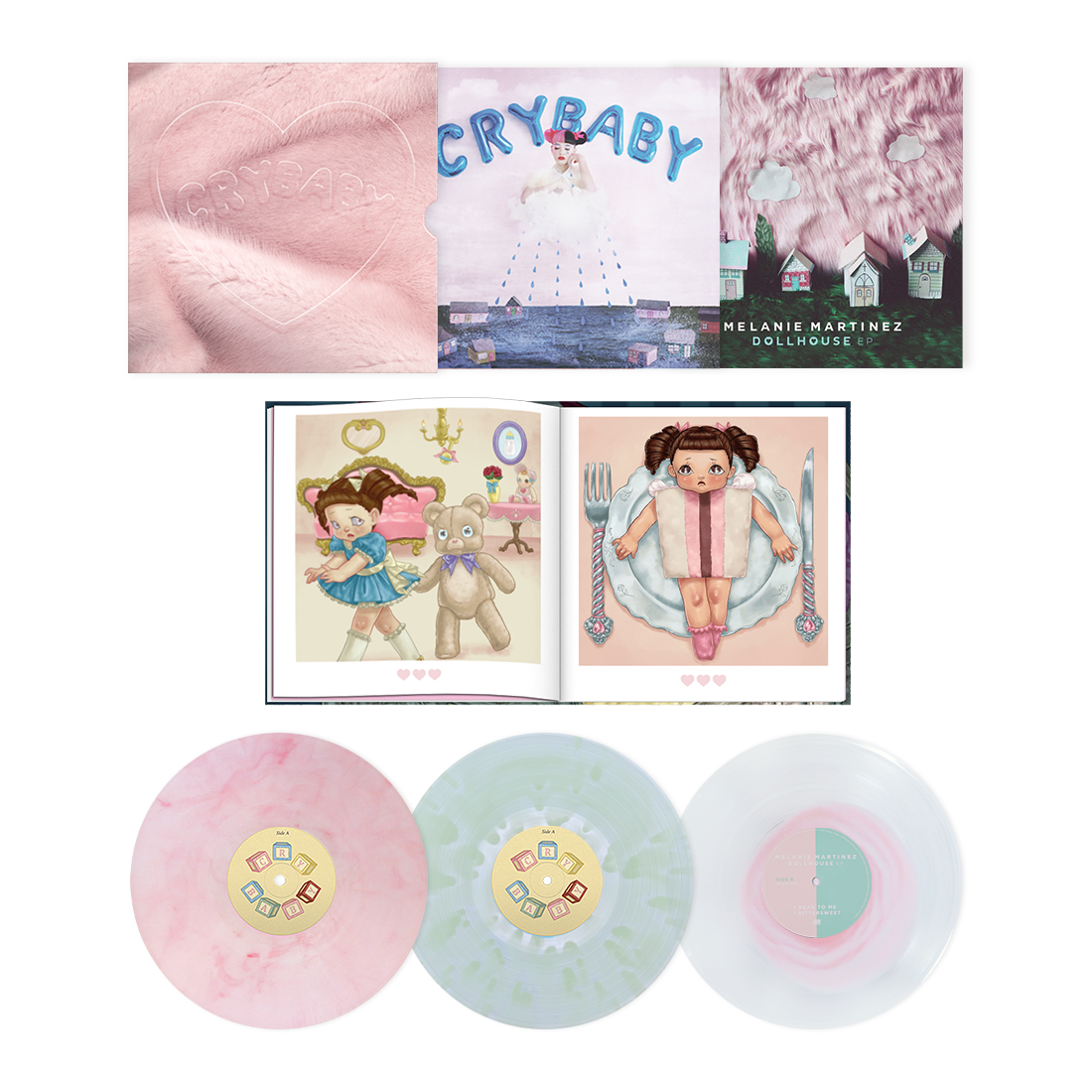 Melanie Martinez - Cry Baby (10th Anniversary CLEAR, COKE BOTTLE GREEN, PINK VINYL) | Mint (M) Mint (M)-