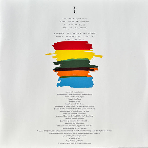 Elton John - Too Low For Zero (VINYL) | Mint (M) Mint (M)-