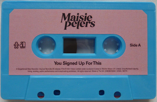 Maisie Peters - You Signed Up For This (CASSETTE) | Mint (M) Mint (M)-