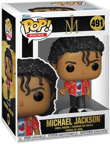 Michael Jackson - Funko POP! Rocks: Michael Jackson - Beat It (Vinyl Figure, Collectible) |-