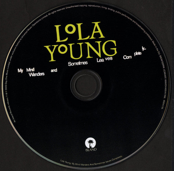 Lola Young - My Mind Wanders And Sometimes Leaves Completely (CD) |-