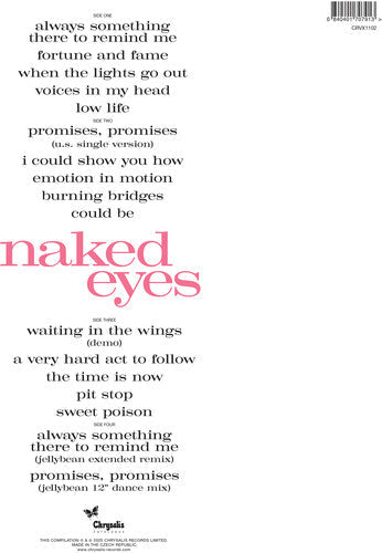 Naked Eyes - Naked Eyes - 2025 Remaster (2xBLUE VINYL) | Mint (M) Mint (M)-
