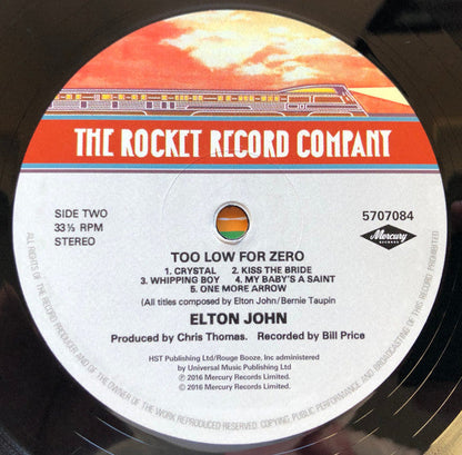Elton John - Too Low For Zero (VINYL) | Mint (M) Mint (M)-