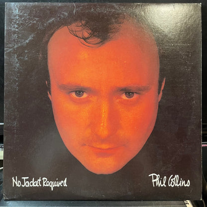 Phil Collins - No Jacket Required (VINYL LP ATLANTIC 81240-1-E 1985) | Near Mint- (NM-) Excellent (EX)-