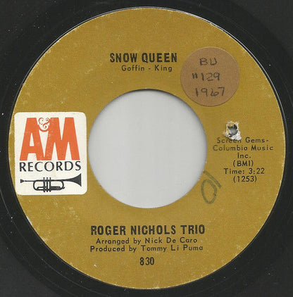 Roger Nichols Trio - Love Song, Love Song / Snow Queen | Very Good (VG) Generic--