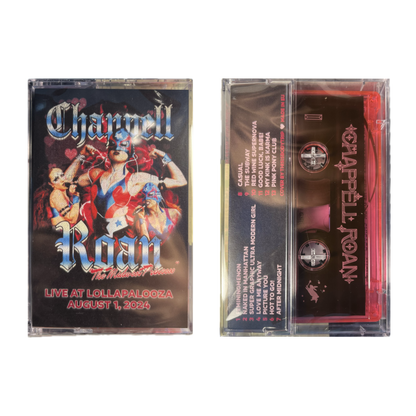Chappell Roan - Live At Lollapalooza Aug 1 2024 (CLEAR PINK CASSETTE) | Mint (M) Mint (M)-