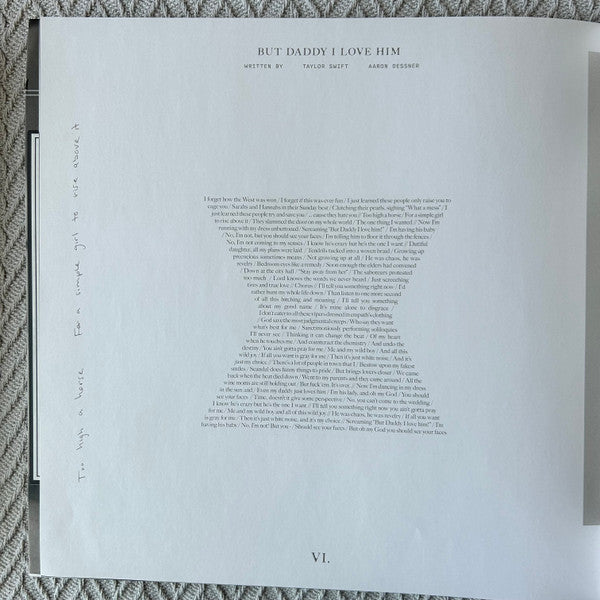 Taylor Swift - The Tortured Poets Department (GHOSTED WHITE VINYL) | Mint (M) Mint (M)-