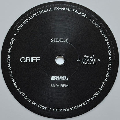 Griff (31) - Live From Alexandra Palace (2025 RSD WHITE VINYL) | Mint (M) Mint (M)-