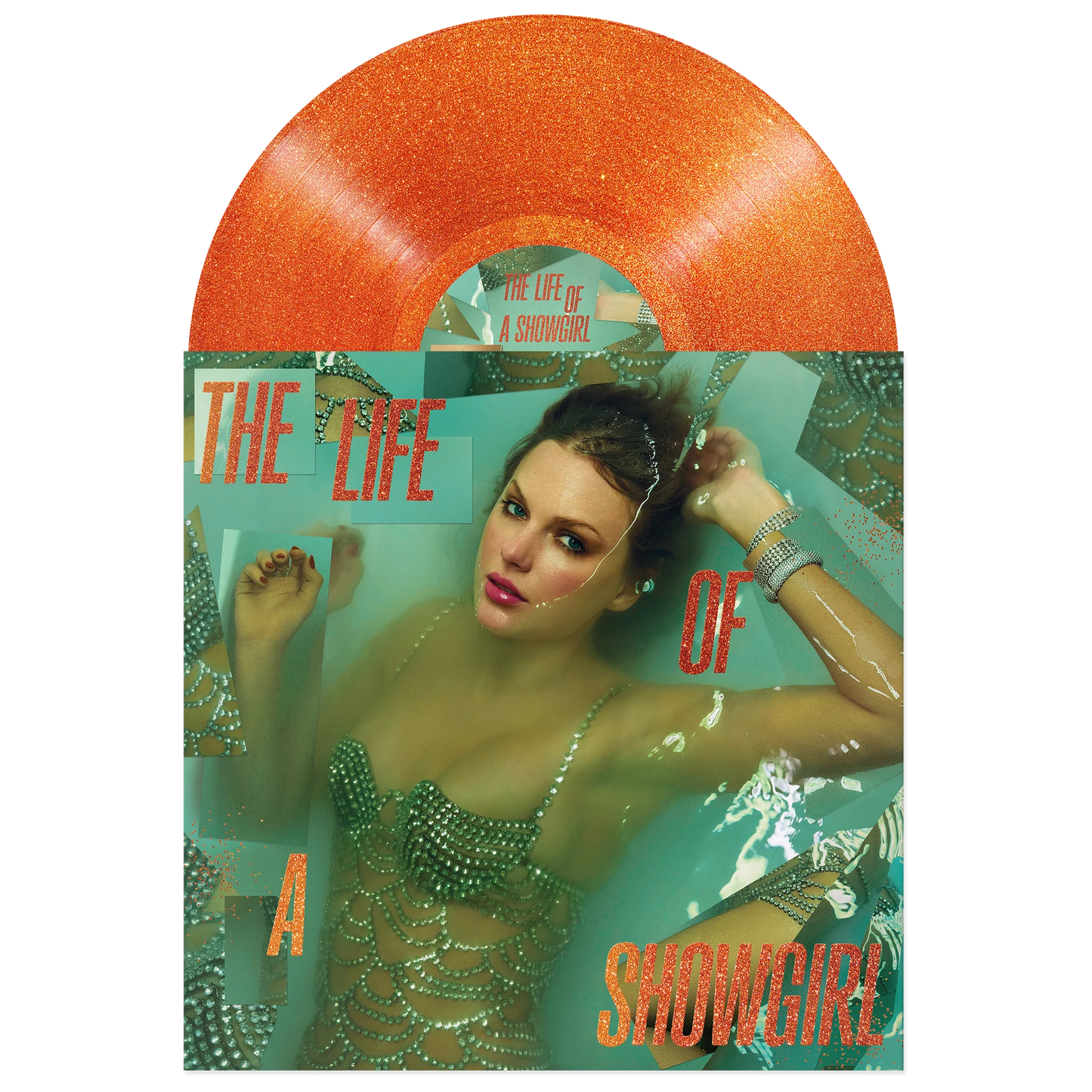 Taylor Swift - The Life of a Showgirl (Orange Glitter Vinyl)*DISCOUNTED* | Mint (M) Mint (M)-