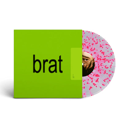 brat (Indie Exclusive, Clear Vinyl, Pink, Gatefold LP Jacket, Splatter) | Mint (M) Mint (M)-