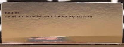 Brat And It's The Same But There's Three More Songs So It's Not | Mint (M) Mint (M)-