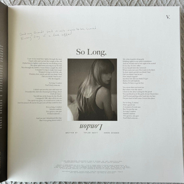 Taylor Swift - The Tortured Poets Department (GHOSTED WHITE VINYL) | Mint (M) Mint (M)-