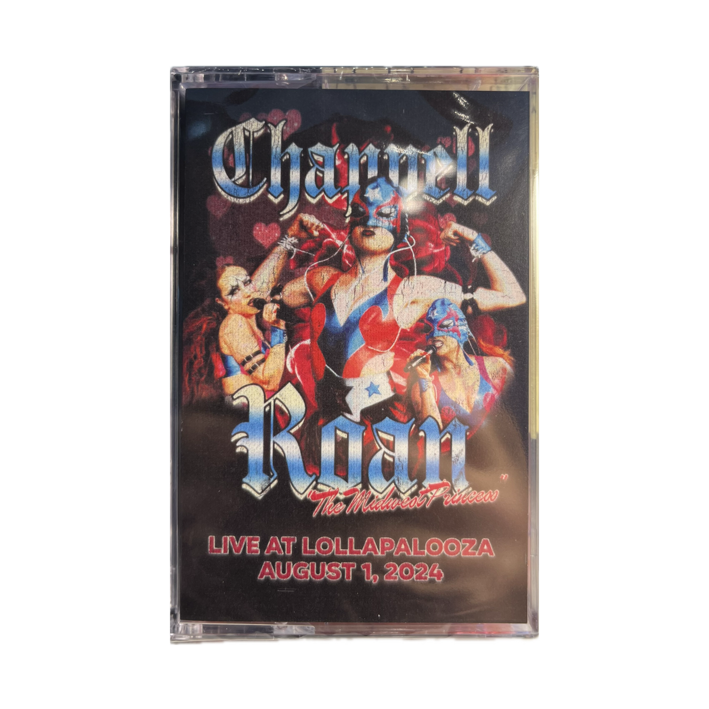 Chappell Roan - Live At Lollapalooza Aug 1 2024 (CLEAR PINK CASSETTE) | Mint (M) Mint (M)-