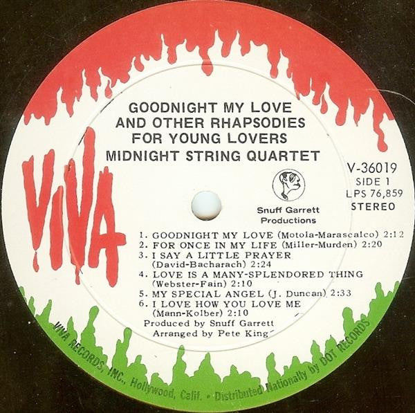 Midnight String Quartet - Goodnight My Love And Other Rhapsodies For Young Lovers | Mint (M) Mint (M)-