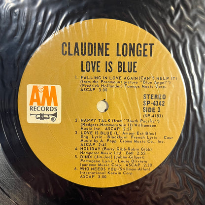 Claudine Longet - Love Is Blue | Mint (M) Excellent (EX)-
