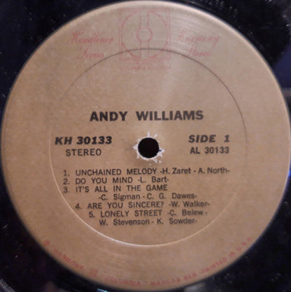 Andy Williams - Andy Williams | Mint (M) Mint (M)-