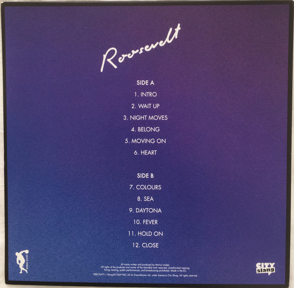 Roosevelt (4) - Roosevelt (VINYL) | Mint (M) Mint (M)-